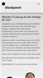 Mobile Screenshot of blackpoint.de